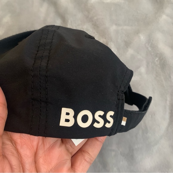 Hugo Boss X Matter Berrettini collab Classic Black tennis cap nylon fabric - Picture 4 of 8